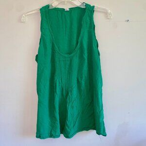 Old Navy Green Scoop Neck Tank Top